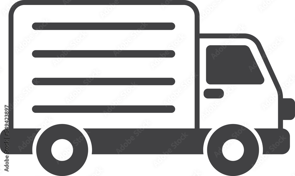 truck illustration in minimal style truck illustration in minimal style