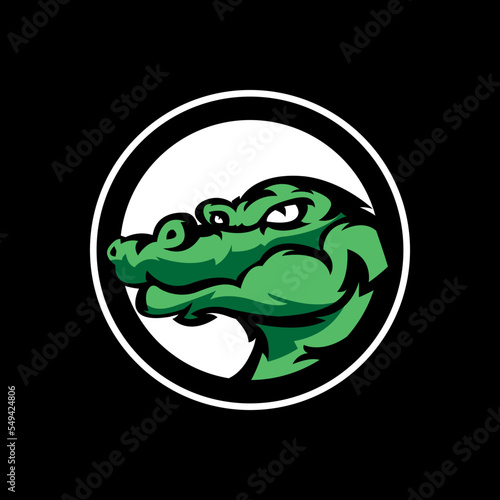 Wallpaper Mural icon head gator vector isolated Torontodigital.ca