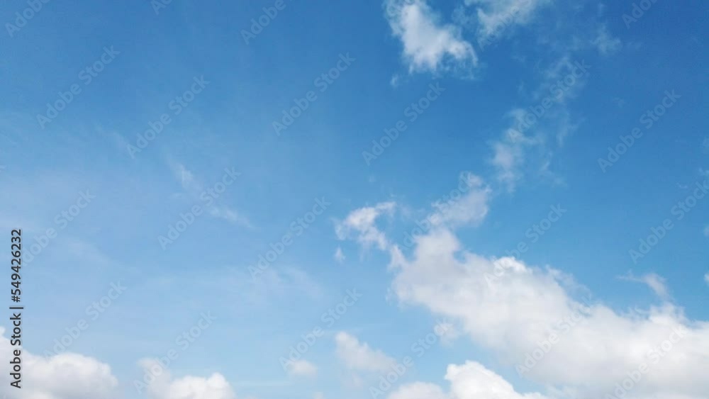 Time lapse white fluffy and beautiful cumulus clouds motion like a cotton freedom smooth tranform many shapes on blue sky in daytime beauty in nature top view tropical Time lapse white fluffy and beautiful cumulus clouds motion like a cotton freedom smooth tranform many shapes on blue sky in daytime beauty in nature top view tropical