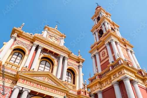 Canvas Print outdoor architecture of salta church, argentina