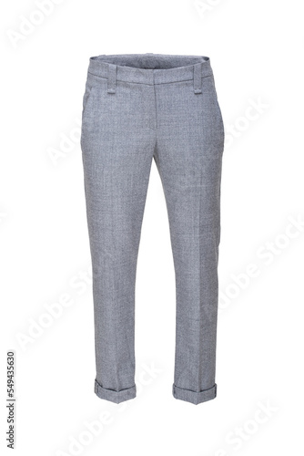 Women's pants on an invisible mannequin