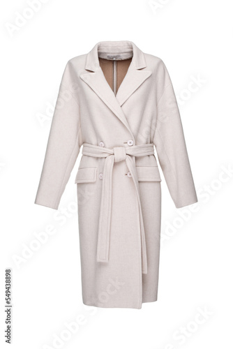 Women's coat on an invisible mannequin