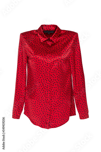 Women's shirt on an invisible mannequin