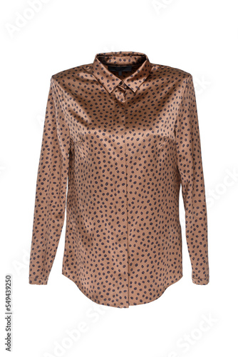 Women's shirt on an invisible mannequin