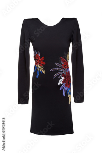 Women's dress on an invisible mannequin