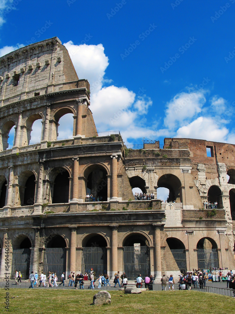 Exterior view of colosseum, Rome, Italy
