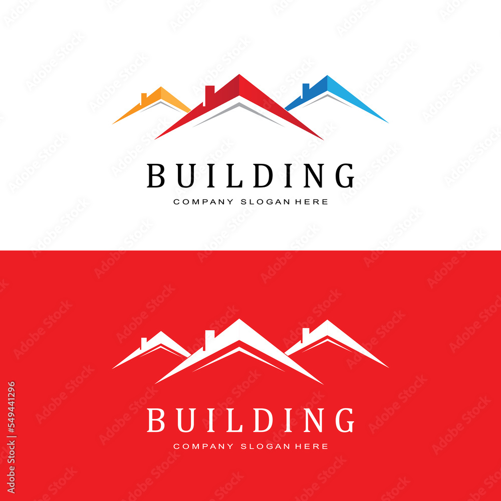 Building Logo, Residential Architect Vector, Design Suitable For ...