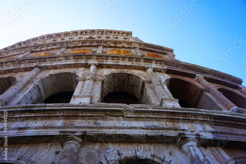 exterior of colosseum, Rome, Italy