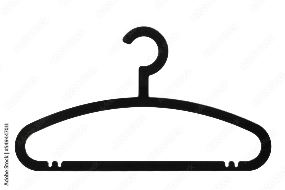 wooden and plastic hangers with a hook for clothes, isolate for clipping on a white background wooden and plastic hangers with a hook for clothes, isolate for clipping on a white background