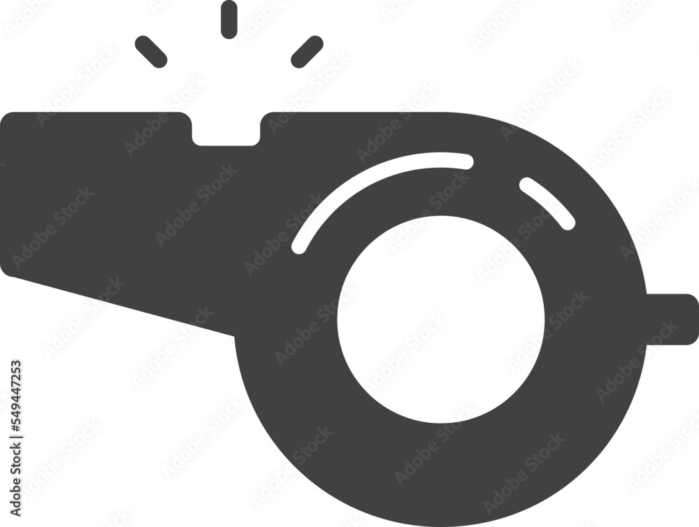 whistle illustration in minimal style whistle illustration in minimal style
