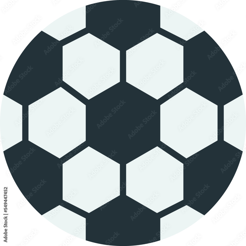 Soccer illustration in minimal style Soccer illustration in minimal style