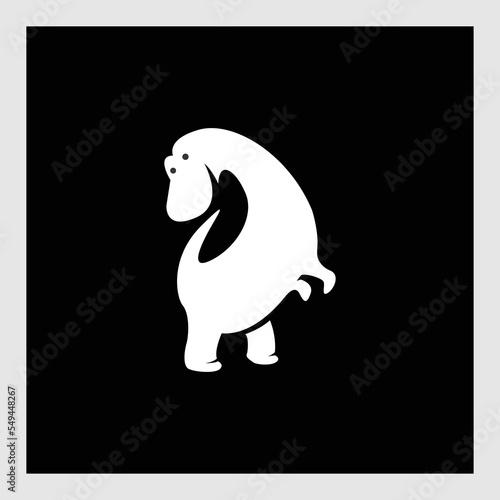 dino logo icon designs.a very cute dinosaur for boys.