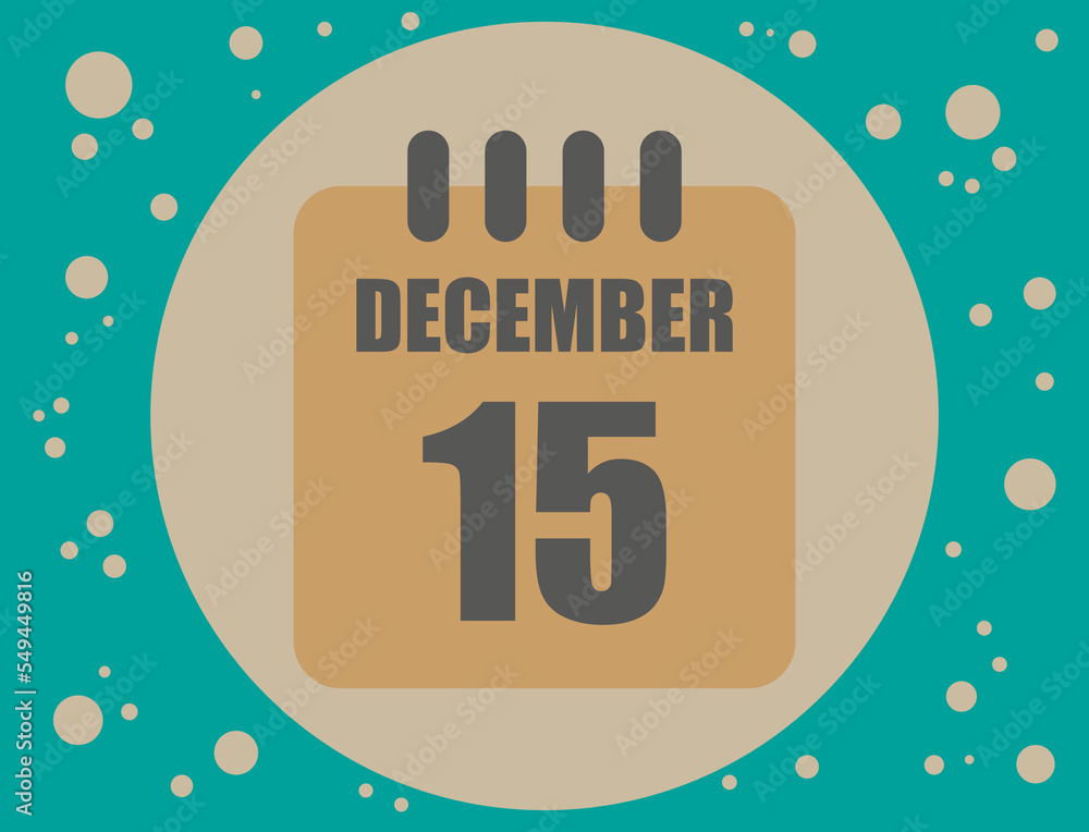 15 December Calendar Vector Calendar Icon For The Month Of December 15-december-calendar-vector-calendar-icon-for-the-month-of-december