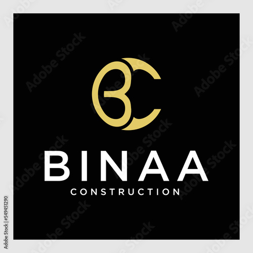 bc letter vector logo.Alphabet letters Initials Monogram logo CB, BC, C and B