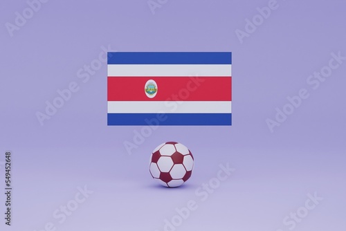 World cup flag and ball Argentina