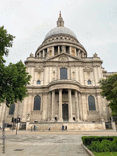 London in the UK in June 2022. A view of St Pauls Cathedral