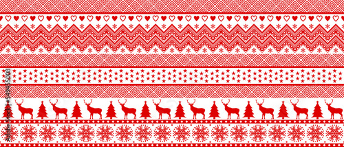 Sweater christmas seamless pattern texture vector for fashion printing