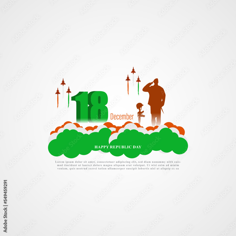Fototapeta premium Vector illustration of happy Niger republic day