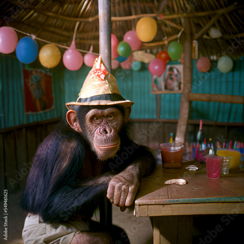 Monkeying around at the bar