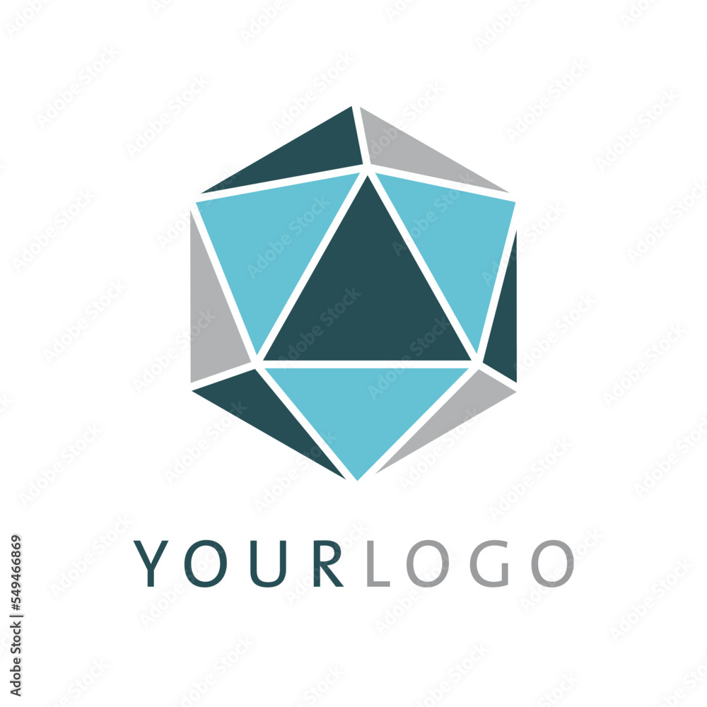 diamond logo design abstract modern