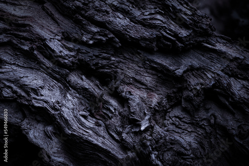 burned natural wood, black texture macro detail close-up chalk © Mineral Vision