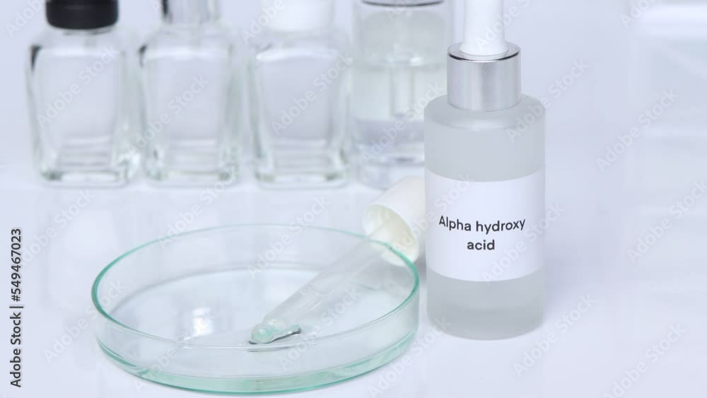 Alpha hydroxy acid in a bottle Alpha hydroxy acid in a bottle