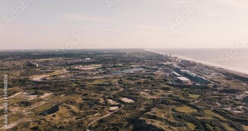 zandvoort circuit drone view