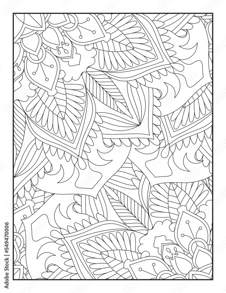 Mandala Coloring Pages, Pattern Coloring Page, Adult Coloring Page ...