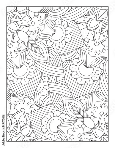 Mandala Coloring Pages  Pattern Coloring Page  Adult Coloring Page.