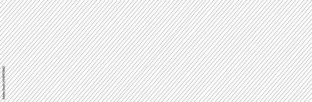 Diagonal dashed lines pattern on white background. Dotted lines pattern