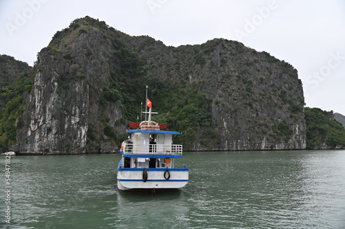 Ha Long, Vietnam - November 26, 2022: The Ha Long Bay photo