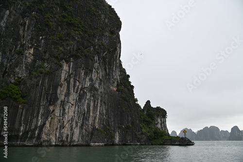 Ha Long, Vietnam - November 26, 2022: The Ha Long Bay photo