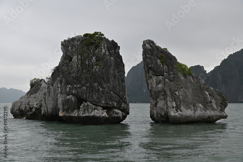 Ha Long, Vietnam - November 26, 2022: The Ha Long Bay