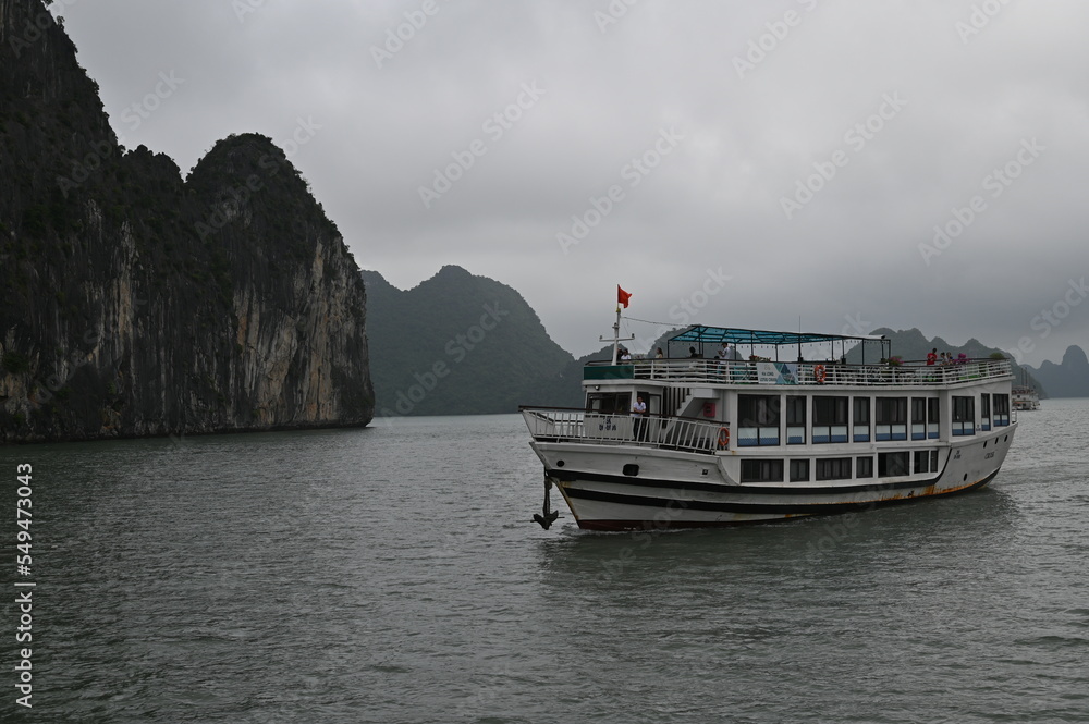 Ha Long, Vietnam - November 26, 2022: The Ha Long Bay