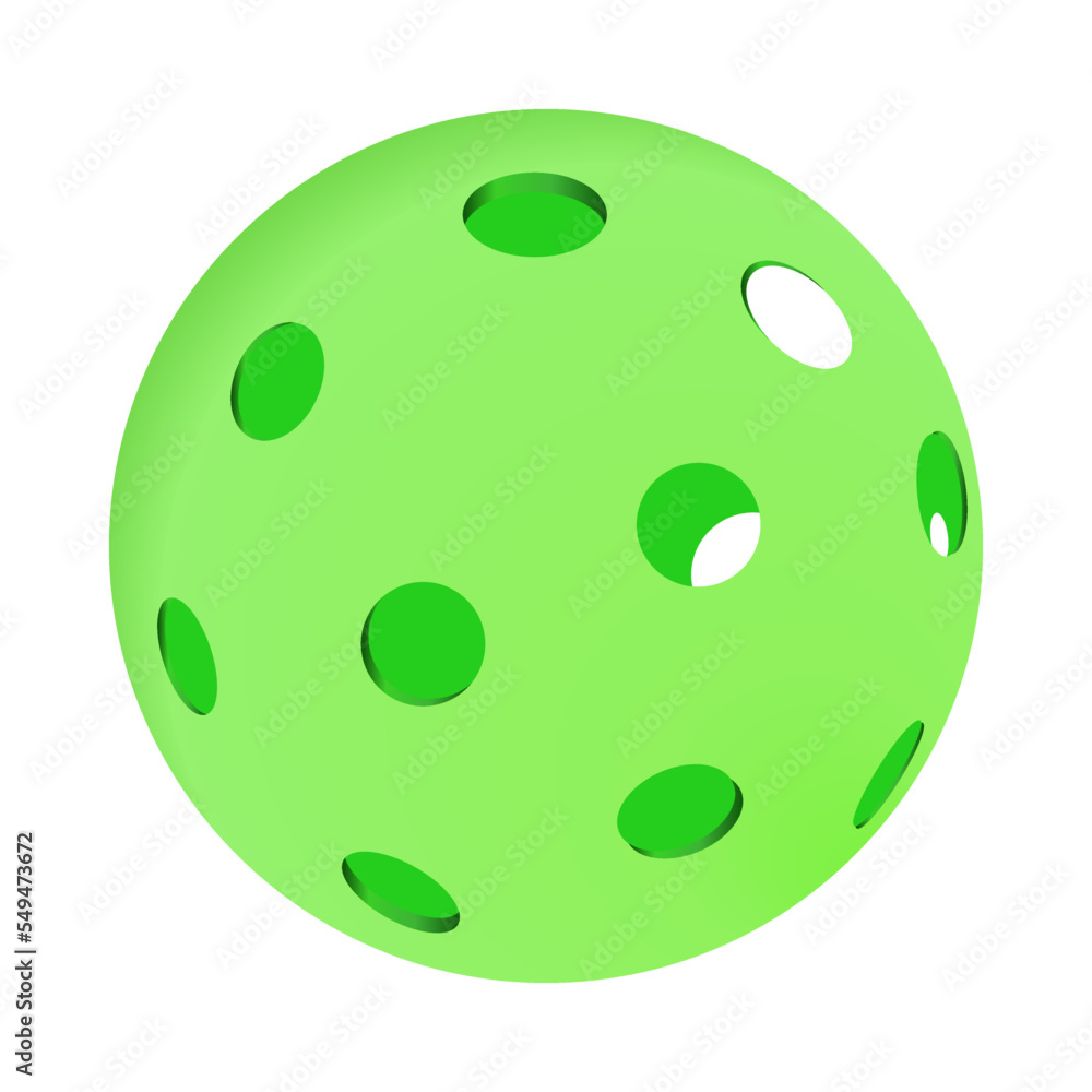 Pickle ball vector green Pickle ball vector green