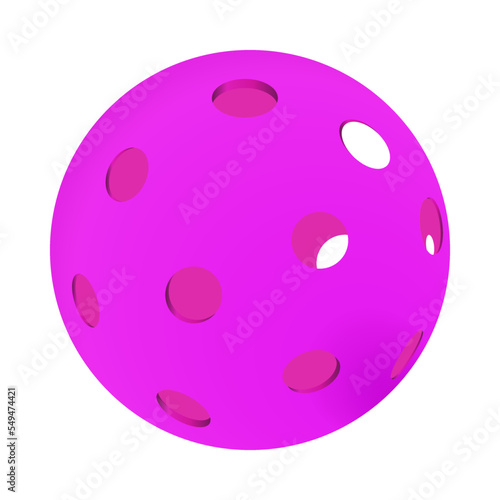 Pickle ball vector magenta