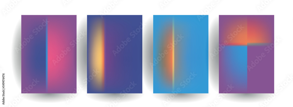 Naklejka premium Abstract gradient vector background for business brochure cover design 