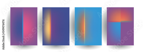 Abstract gradient vector background for business brochure cover design	