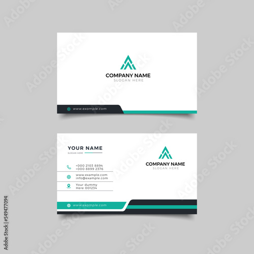 Modern professional business card Premium Vector