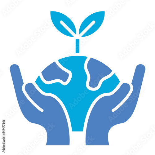 Environment Glyph Two Color Icon