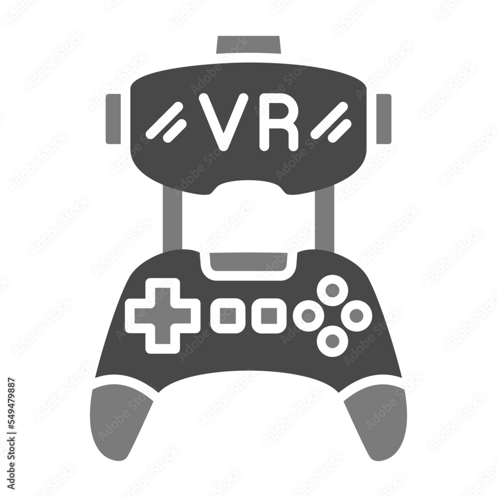 Gamepad Greyscale Glyph Icon Gamepad Greyscale Glyph Icon