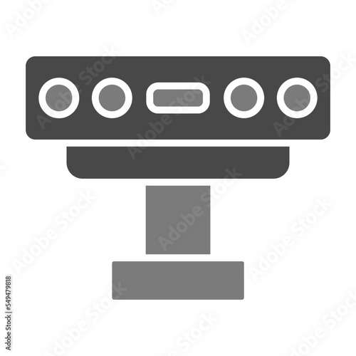 Kinect Greyscale Glyph Icon