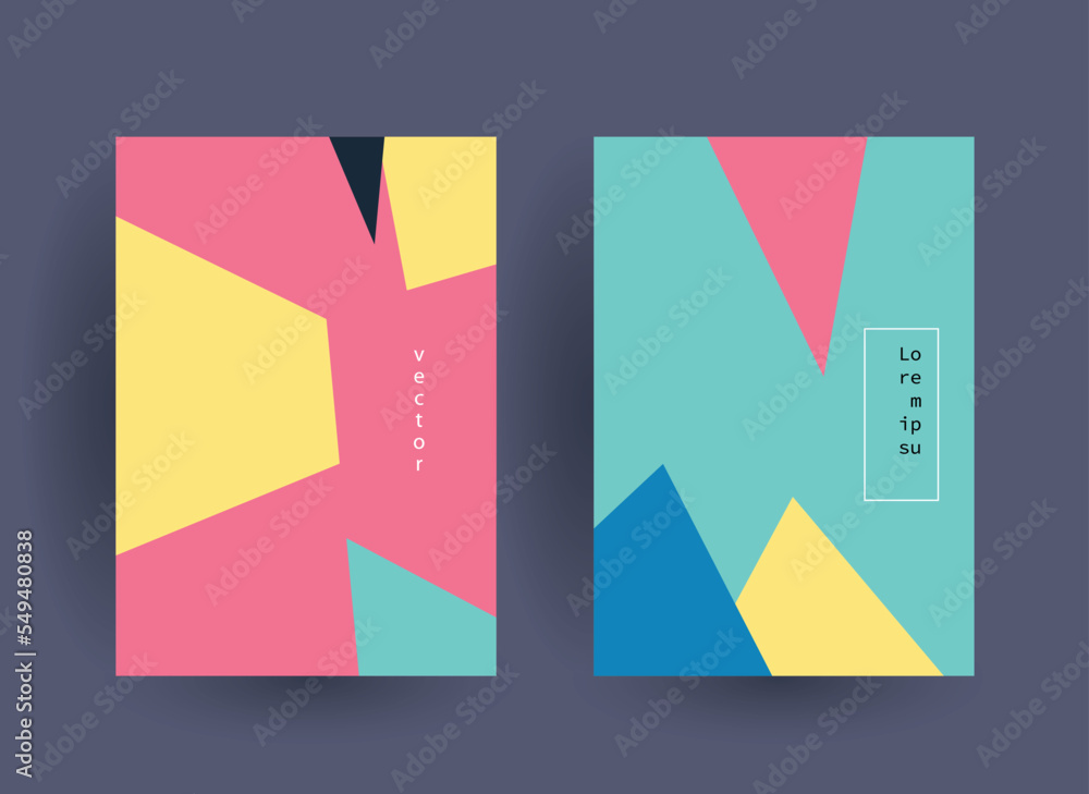 Abstract gradient vector background for business brochure cover design	