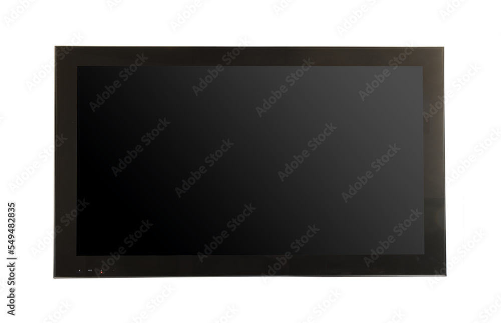 Big led tv isolated on white background Big led tv isolated on white background