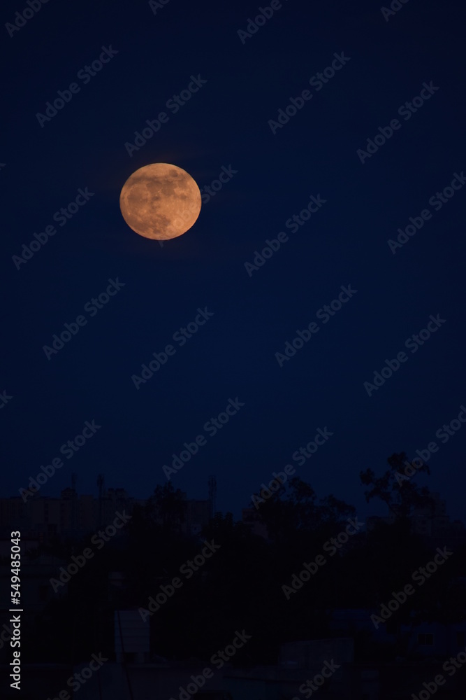 moon over the city moon over the city