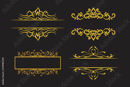Royal title fram border design