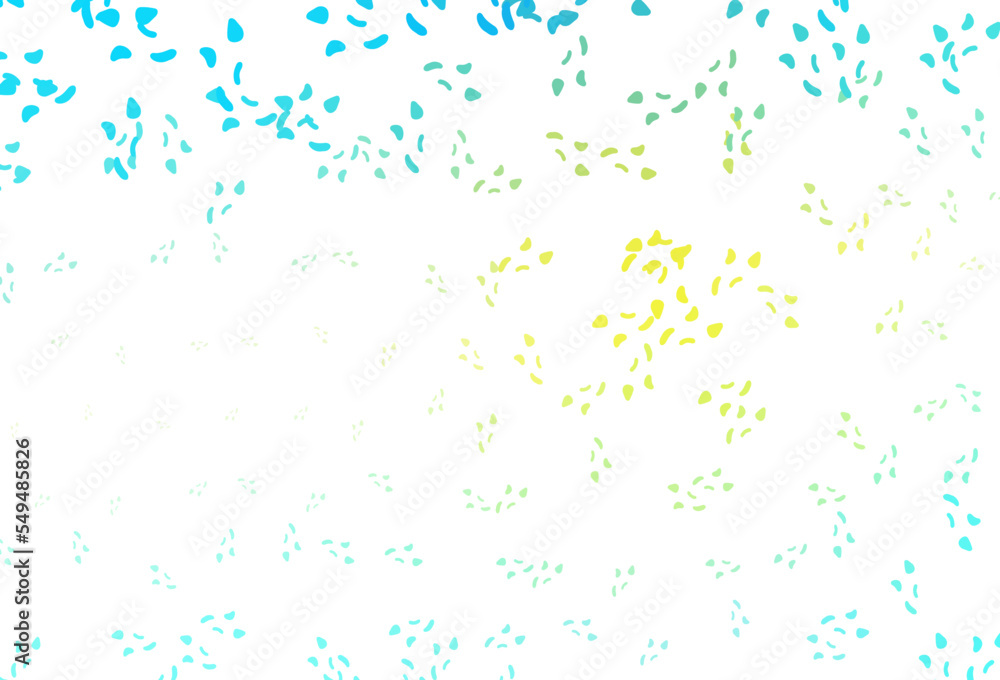 Light Blue, Yellow vector texture with random forms. Light Blue, Yellow vector texture with random forms.