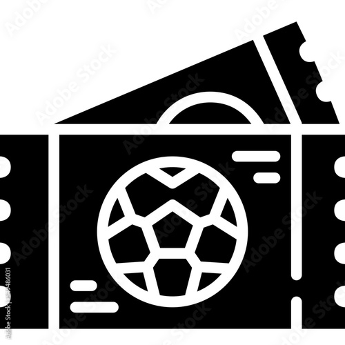 ticket solid icon