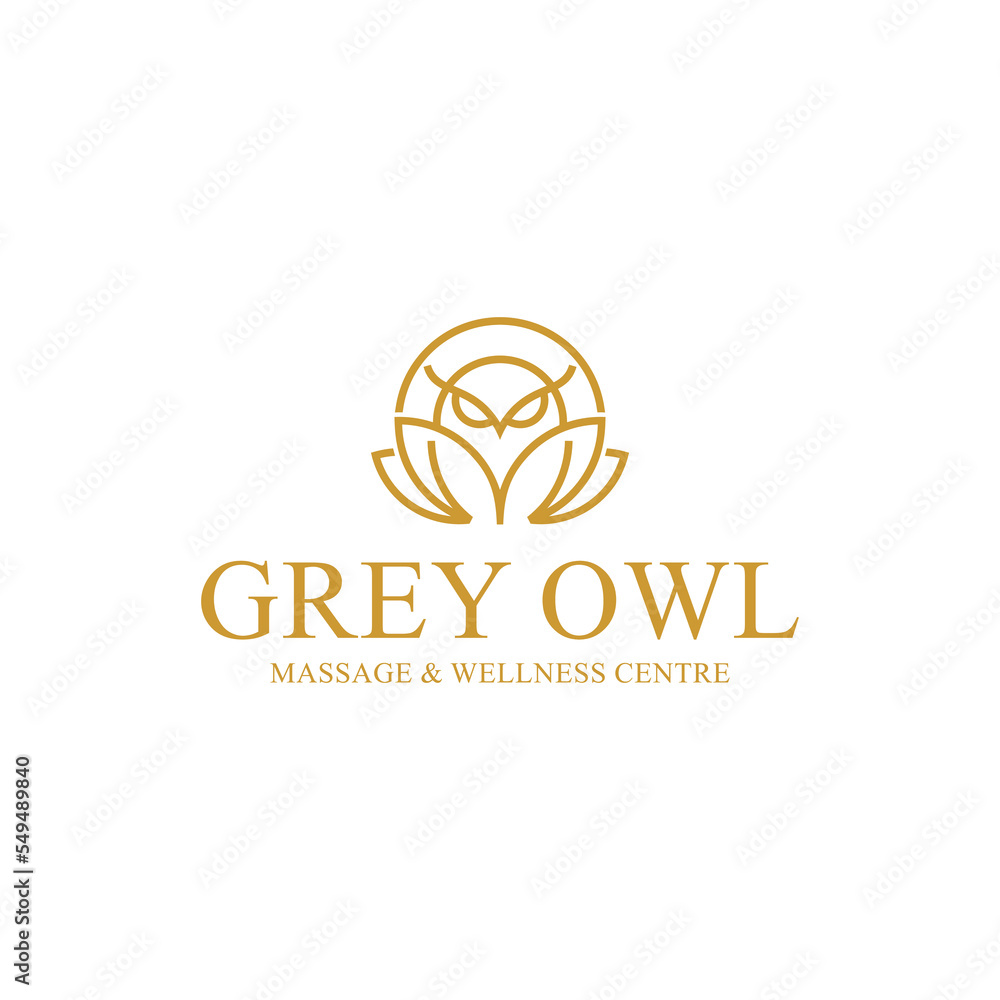 Healthy wellness Owl Logo template Healthy wellness Owl Logo template