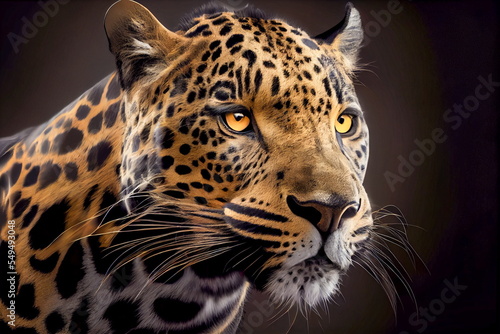 Obraz portret jaguara